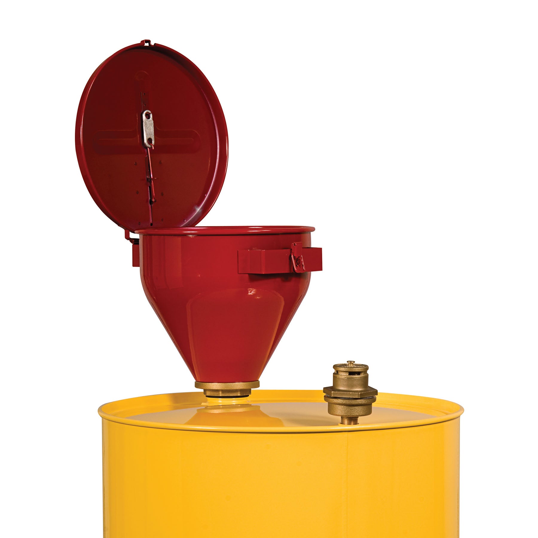 Justrite Large Steel Drum Funnel for Flammables with 6