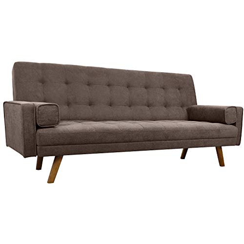 Homall Tufted Sofa Bed Sofabed, Brown