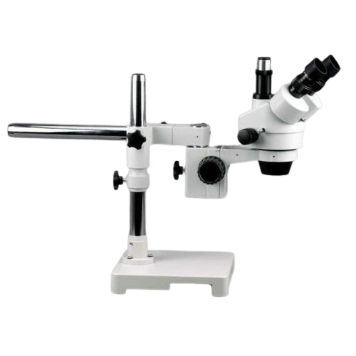 Amscope SM-3TZ 3.5X - 90X Trinocular Stereo Zoom Microscope on Single Arm Boom Stand New