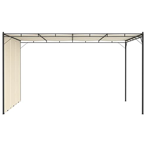 vidaXL Garden Gazebo with Side Curtain 157,5