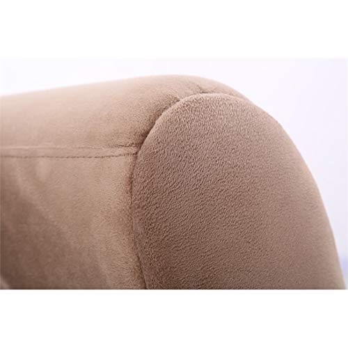 BOWERY HILL Microfiber Loveseat Couch in Light Brown