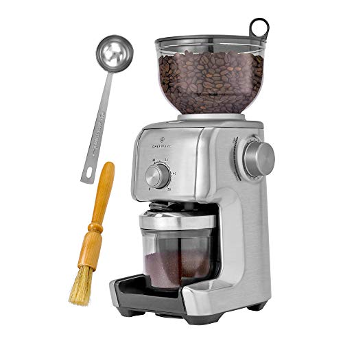 Cuisinart EM-100 Stainless Steel Espresso Maker with Conical Burr Coffee Grinder Bundle (2 Items)