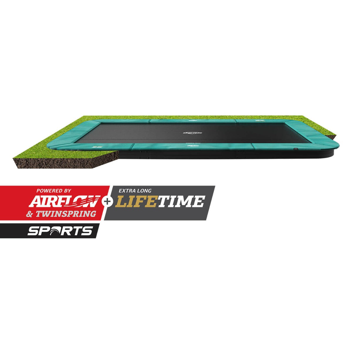 Berg 16 Ft Ultim Champion Flat Ground Trampoline