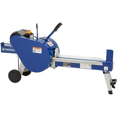 Powerhorse Horizontal Double Flywheel Kinetic Electric Log Splitter - 7-Ton, 15 Amp, 120V Motor