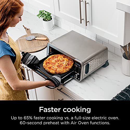 Ninja SP301 Foodi 13-in-1 Dual Heat Air Fry Oven, Stainless Steel and Black