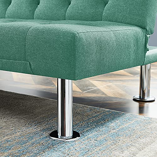 Olodumare Sofa Bed and Sleepers Couch, Sectional Recliner Couch sofabed for Living Room. (Green)