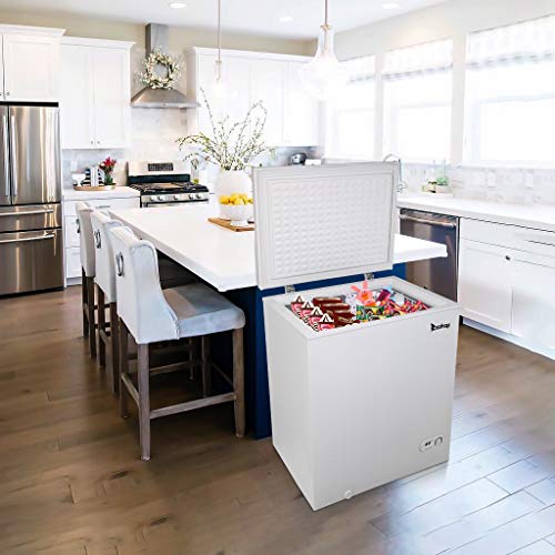 Bysesion GT1-JL BD-150 AC115V/60Hz 143L/ 5.0 CU.FT Single Door Horizontal Freezer White