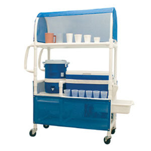 MJM Ice Cart with Skirt Cover-Panels and Mesh Canopy