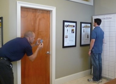 Posture Grid for Posture Assessment - Retractable Portable Grid