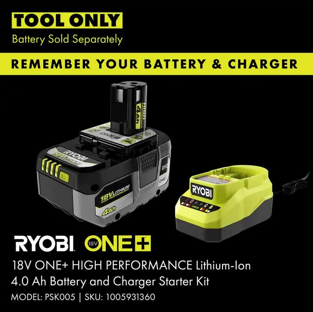 RYOBI P223 ONE+ HP 18V Brushless Cordless 1 in. SDS-Plus Rotary Hammer Drill (Tool Only)