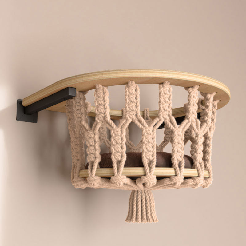 Bohemian Style Cat Wall Bed