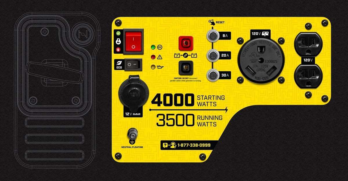 Champion 100302 3500W/4000W Digital Hybrid Inverter Gas Ultra Quiet Generator Manufacturer RFB