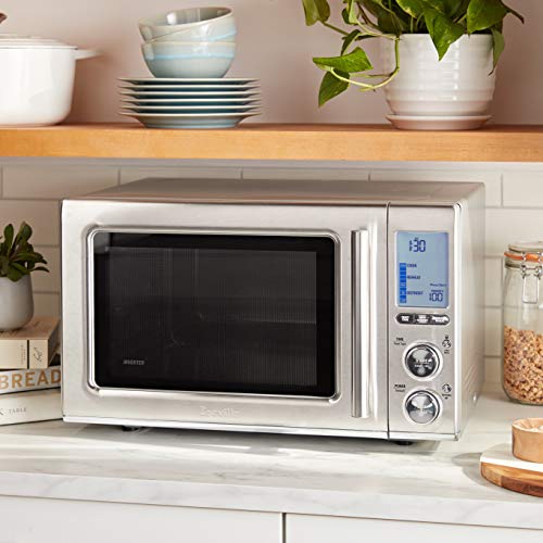 Breville BMO850BSS the Smooth Wave countertop microwave oven, Brushed Stainless Steel