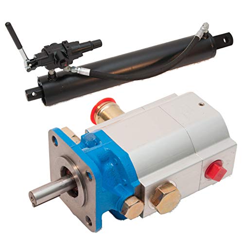 25, 30 or 35 Ton Log Splitter Parts Kit: 16 gpm Pump, Hydraulic Cylinder Ram, A7 Valve & Hardware (30 Ton Cylinder, 4.5