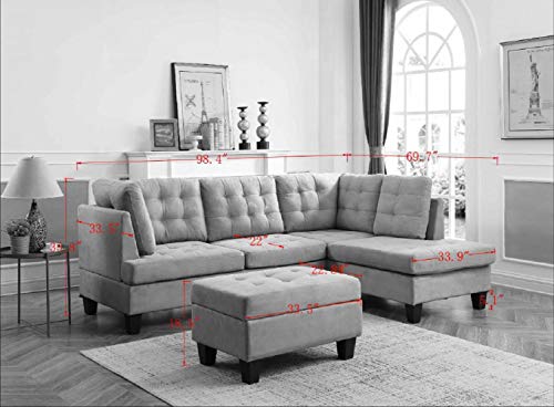 NHI Express Eden Sectional, Blue