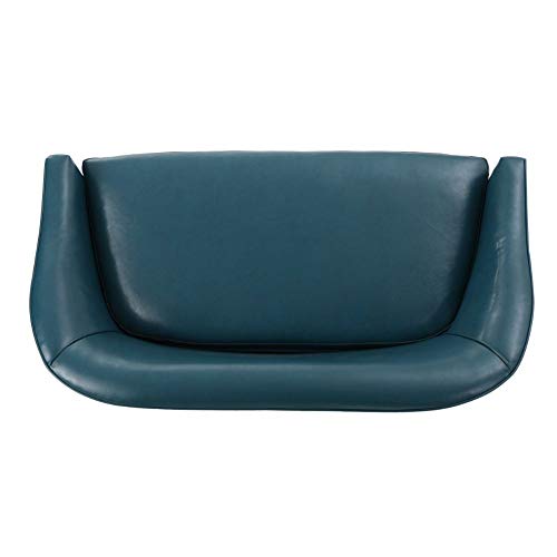 Christopher Knight Home Justine Leather Loveseat, Teal