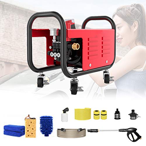 EnweMahi Spray Gun Car Washing Machine High Pressure Visible, Car Washer Portable Smart Sensor Overheating Protection, Electric Power Washer Sheet Metal Forging Waterproof