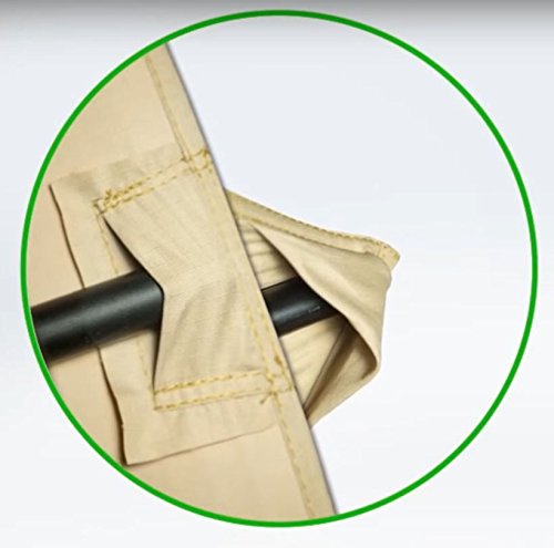 JCP 2011 Garden Gazebo Replacement Canopy Top Cover and Netting - RipLock 350