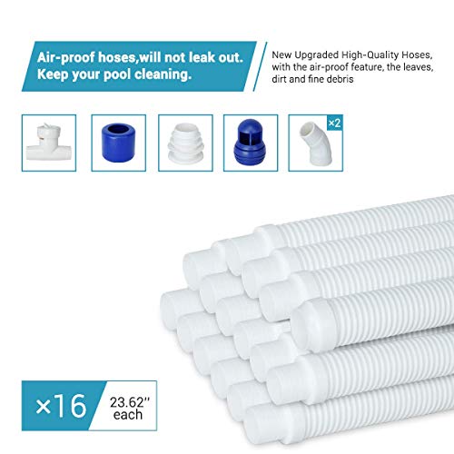 PAXCESS 5000mAh Cordless Pool Cleaner& Suction Pool Cleaner