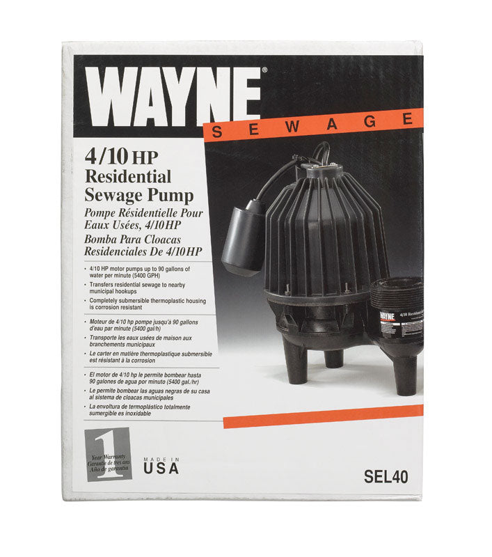 Wayne Sewage Ejector Pump