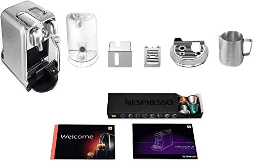 Nespresso BNE800BSS Creatista Plus Espresso Machine by Breville, Brushed Stainless Steel