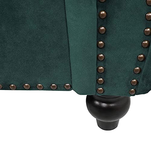 Velvet Chesterfield Sofa Couch 84