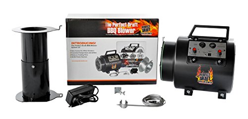 The Perfect Draft BBQ Blower - Automatic Temperature Control, Reduces Cooking Time, Use Less Wood