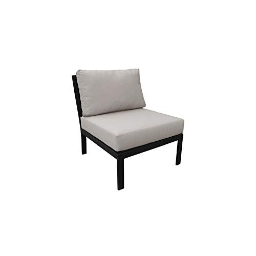 TK Classics Kathy Ireland Madison Ave. Armless Sofa in Beige