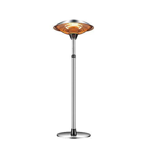 V-BestLee Outdoor Patio Heater, 3000W/2500W Electric Standing/Hanging Umbrella Heater Adjustable Telescopic Rod Quiet Heating for Outdoor/Indoor Balcony