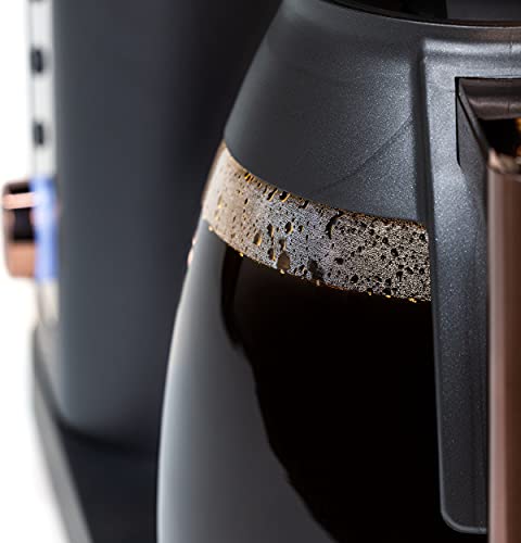Café Specialty Drip Coffee Maker | 10-Cup Glass Carafe | WiFi Enabled Voice-to-Brew Technology | Smart Home Kitchen Essientials | SCA Certified, Barista-Quality Brew | Matte Black