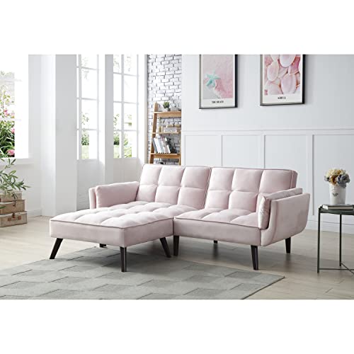Glory Furniture Laurel Sofabed, Pink