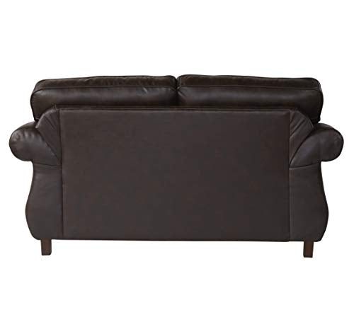 Roundhill Furniture Leinster Love Seats, Espresso