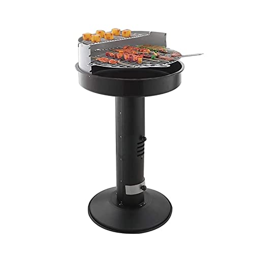QIAOLI Outdoor Portable Barbecue Grill Picnic Barbecue Tool Home Charcoal Grill Stainless Steel Smoker BBQ Suitable for 4-6 People