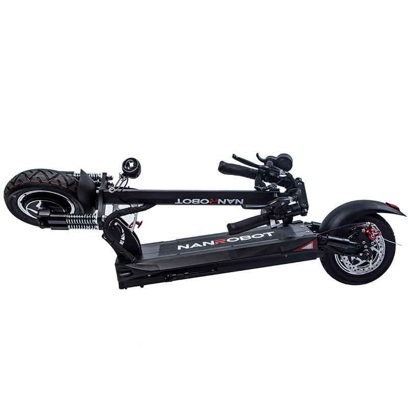 NanRobot D5+ 2.0 w/ Seat Foldable Lightweight 2000W 26ah 52V Electric Scooter Black New