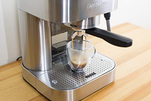 Espressione Stainless Steel Espresso Machine, 1.5 L