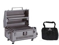 Solaire SOL-IR17BWR Portable Infrared Gas Grill With Free Carrying Bag & Warming Rack, Stainless Steel