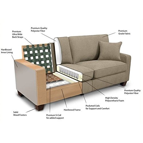 BOWERY HILL Sofa in Silica Sand