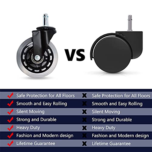 Office Chair, KERDOM Ergonomic Desk Chair, Comfy Breathable Mesh Task Chair with Headrest High Back, Home Computer Chair 3D Adjustable Armrests, Executive Swivel Chair with Roller Blade Wheels (White)