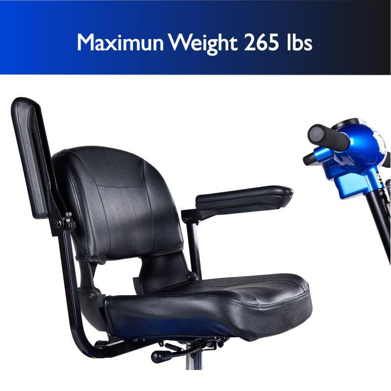 Zip'r 3 XTRA Traveler Mobility Scooter Blue New