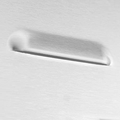 BBQGuys Signature 20-Inch Stainless Steel Roll-Out Trash or Propane Tank Drawer - Traditional