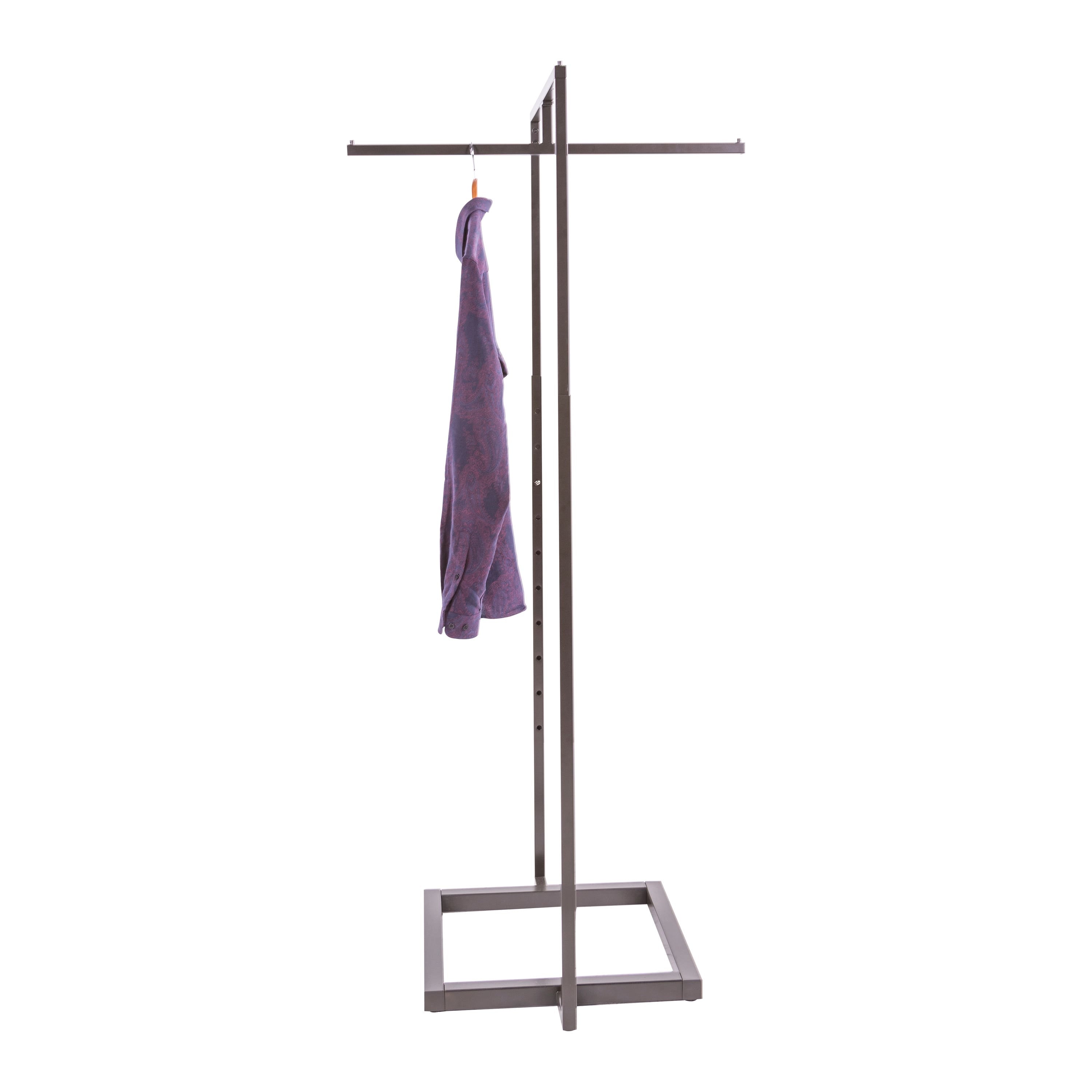 Econoco Linea Extended 2-Way Rack with Straight Bar with Adjustable Height
