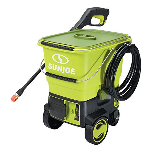 Sun Joe SPX6001C-XR 1160 PSI Max Cordless Pressure Washer, Kit (w/5.0-Ah Battery + Quick Charger)