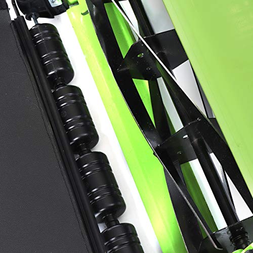 Hand Push Lawn Mower Manual Reel Lawnmower Grass Catch Garden Tool Manchine