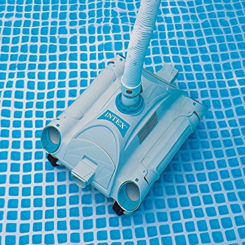Alek...Shop Suction Vacuum Clean Aboveground Swimming Pool Automatic Cleaner Pressure Side w/ 24 Foot Hose Climb Above Ground