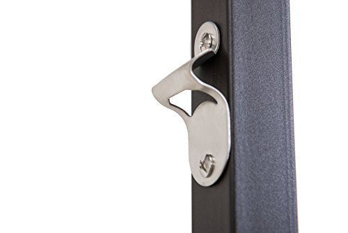 Sunjoy L-GG001PST-F 8' X 5' Soft Top Brown Double Tiered Canopy Grill Gazebo With 4Pcs Led Gazebo Grill,