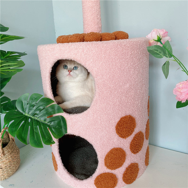 Bubble Tea Cat Tree