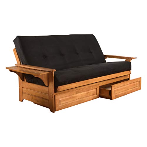 Lakeshore Complete Futon - Drawers, Frame and Mattress Set - Arm Tray 8