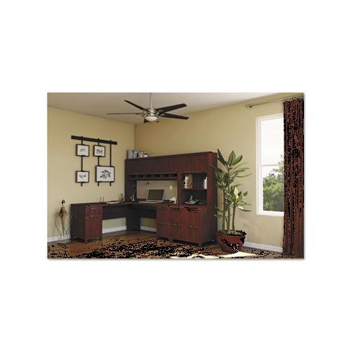 Bush Enterprise Collection 72w x 72d L-Desk Pedestal Only, Mocha Cherry, Box 1 of 2