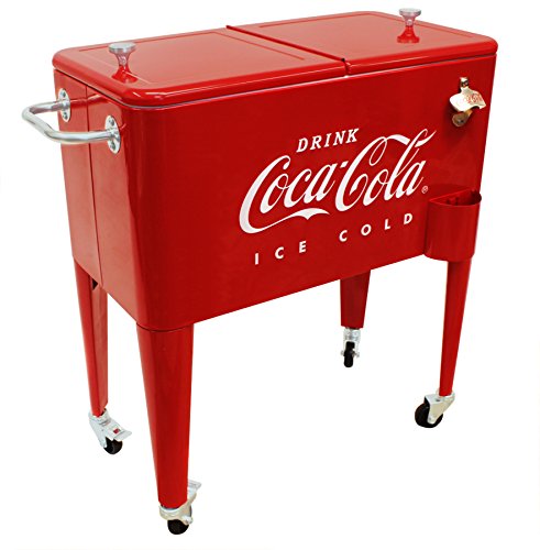 Leigh Country CP 98108 Retro Metal Coca-Cola Cooler, 60 Quart