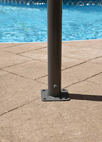 ShelterLogic 10' x 10' Pacifica Gazebo Canopy Charcoal Carbon Steel Frame and Marzipan Tan Water Resistant and Sun Protection Cover